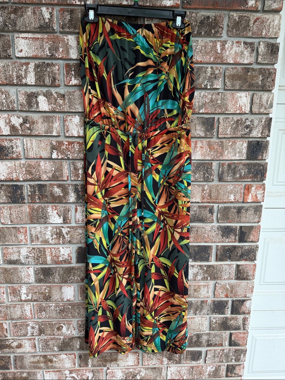 Multicolor Tube Top Jumpsuit